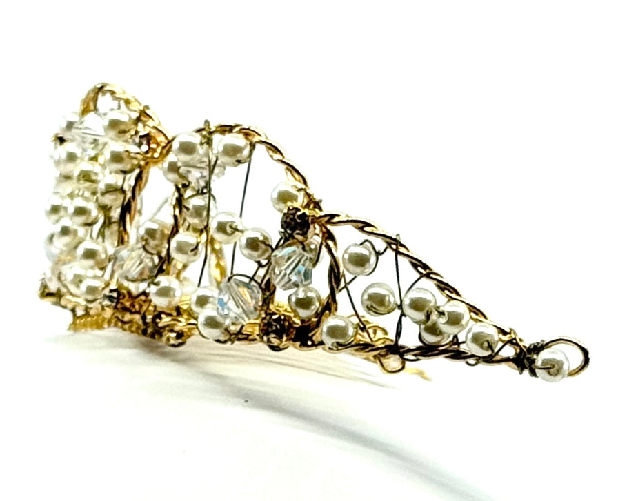 Pearls for Girls Tiara Comb Hair Slide