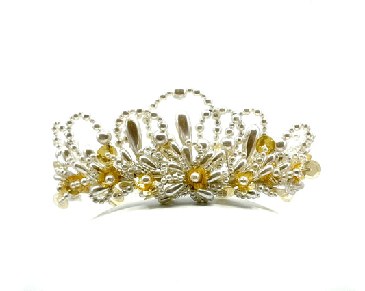 Crowned Beauty Tiara Comb Hair Slide