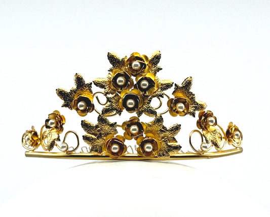 Golden Days Tiara Comb Hair Slide