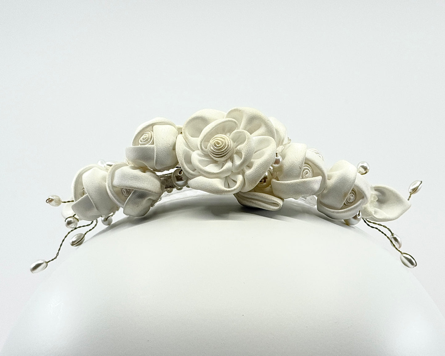 Bows Of Roses Comb Hair Slide