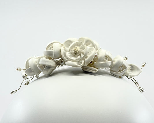 Bows Of Roses Comb Hair Slide