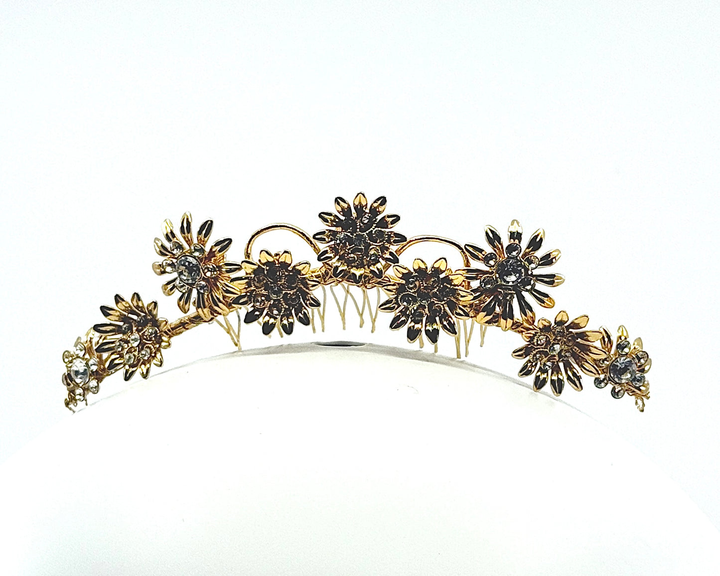 Daisy Field Comb Hair Slide