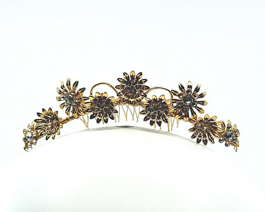Daisy Field Comb Hair Slide