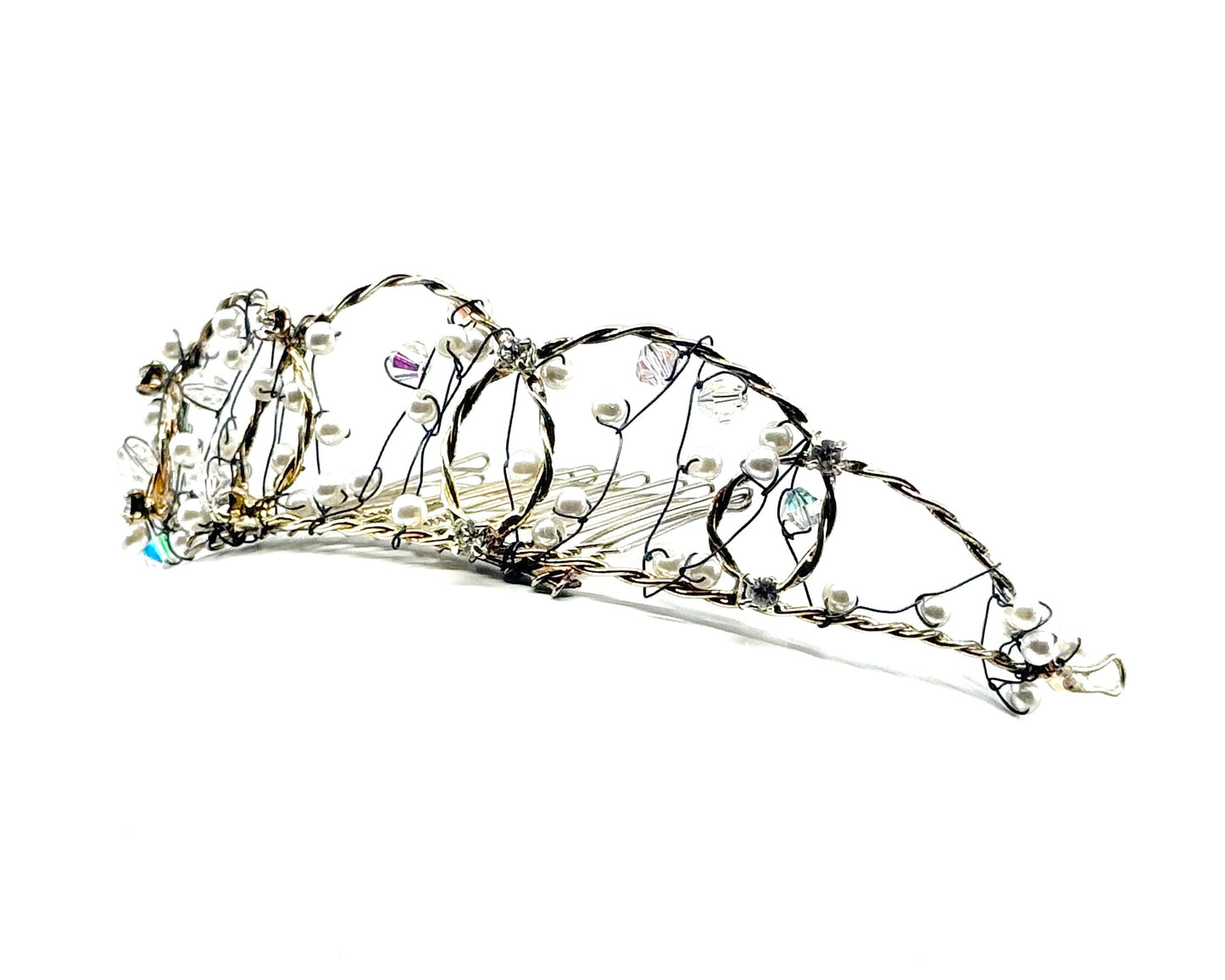 Pearls for Girls Tiara Comb Hair Slide
