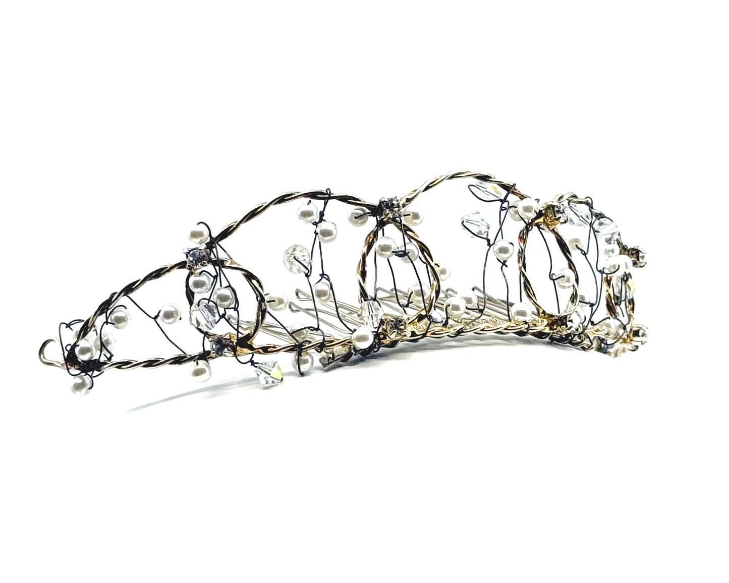 Pearls for Girls Tiara Comb Hair Slide
