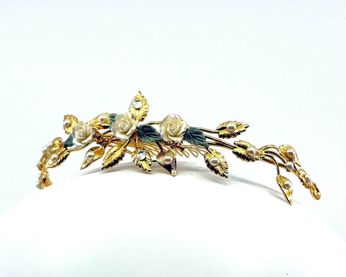 Lala Leaves Tiara Comb Hair Slide