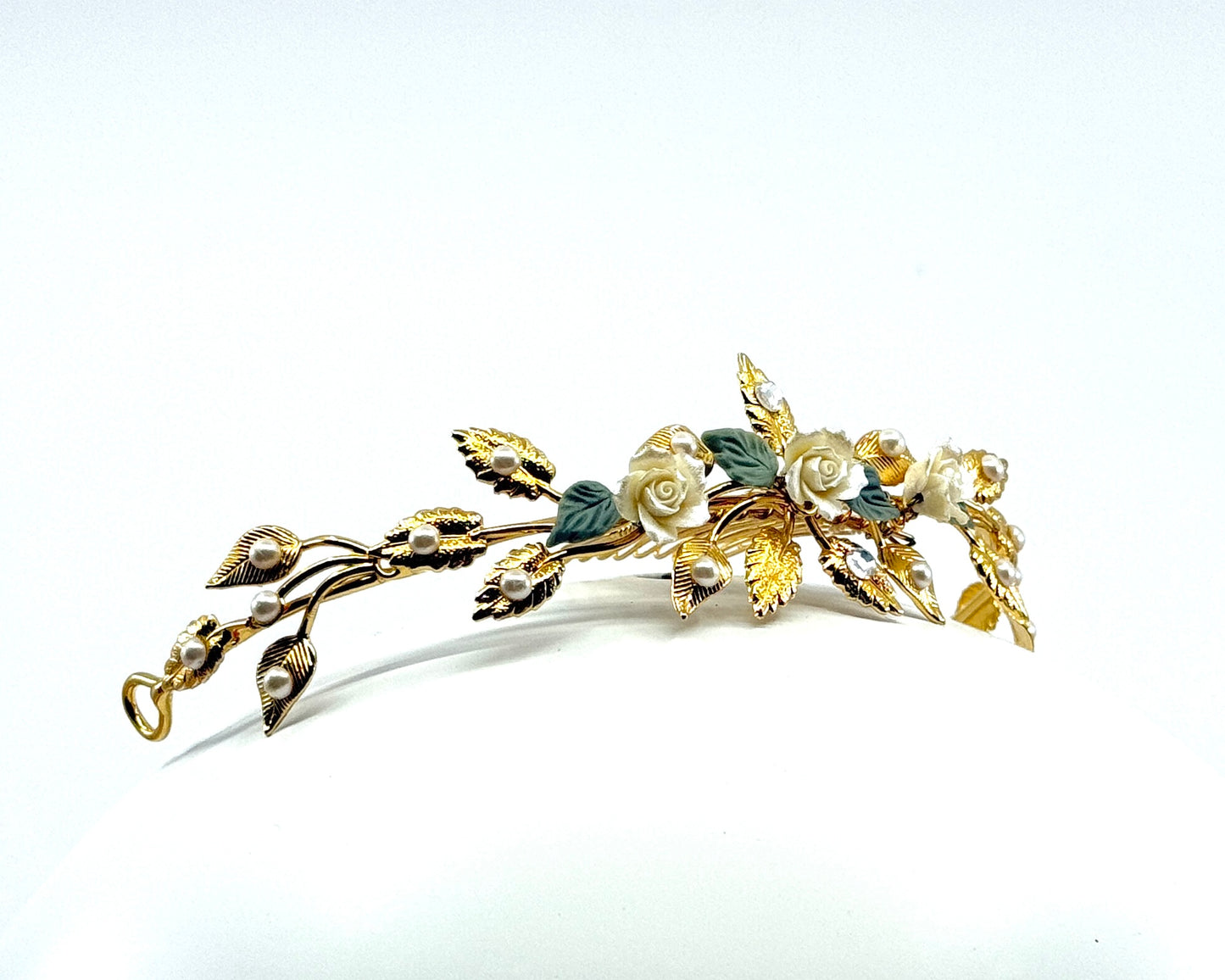 Lala Leaves Tiara Comb Hair Slide