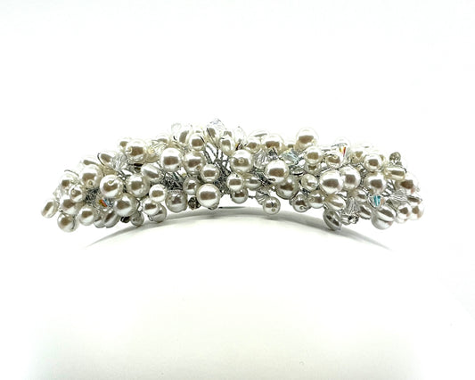 All The Pearls Comb Hair Slide