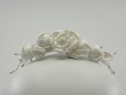 Bows Of Roses Comb Hair Slide